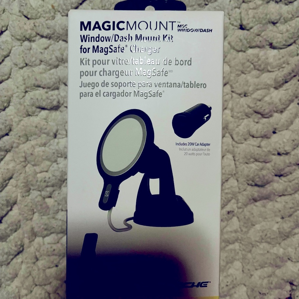 Magnetic iPhone holder